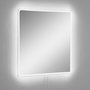 Hanah Home Espejo Cuadrado con Iluminación LED Blanco 50 x 50 cm